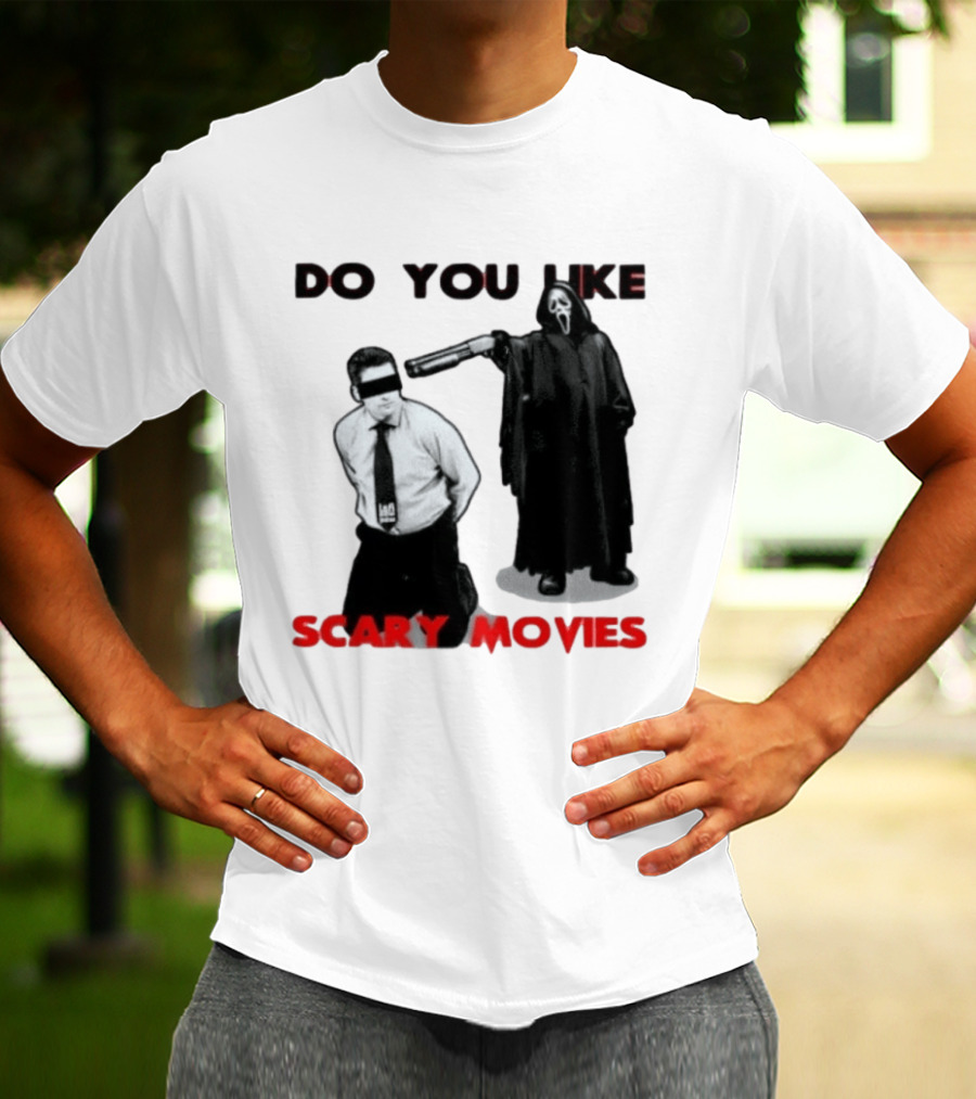 Ghostface Do You Like Scary Movies Bootleg T-Shirt