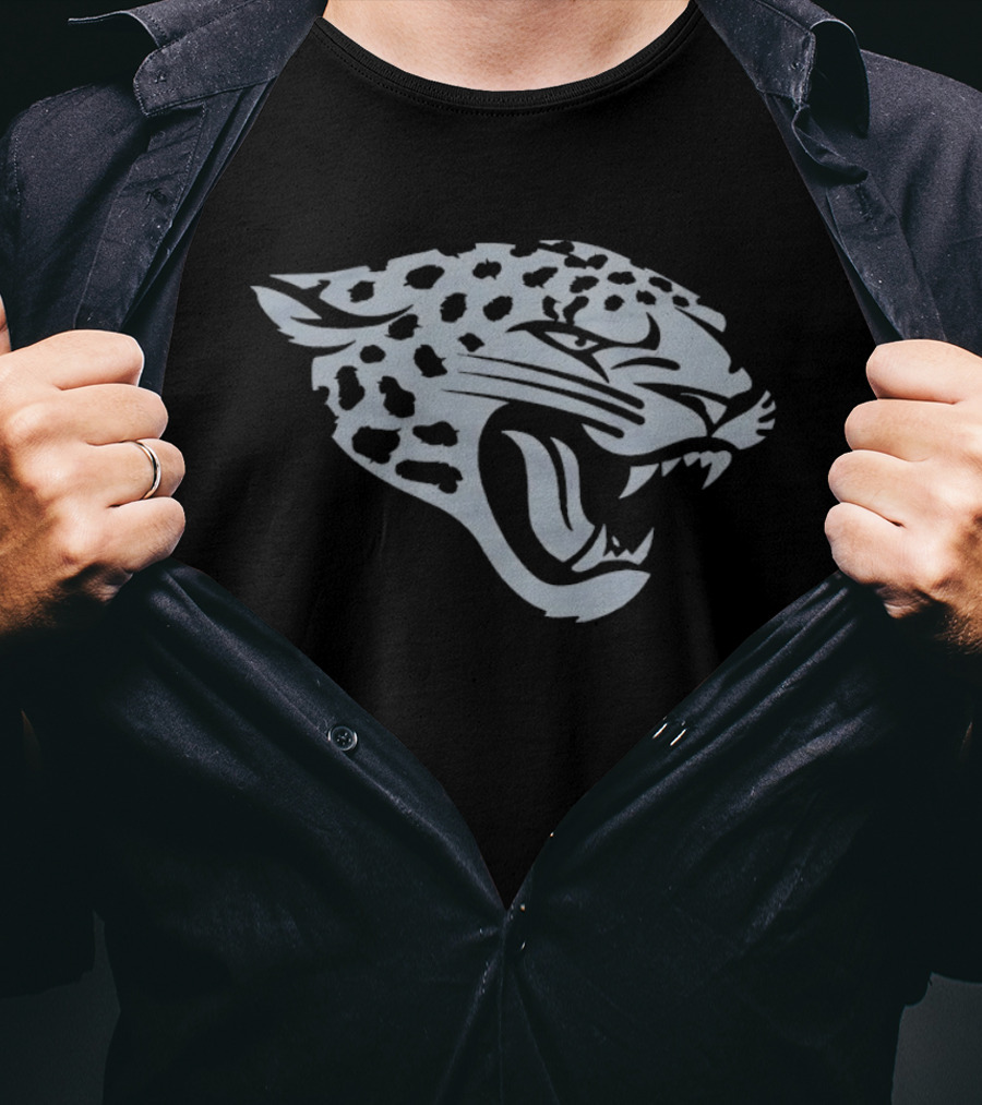 Jacksonville Jaguars Black NFL Team Sports Fan Merchandise T-Shirt