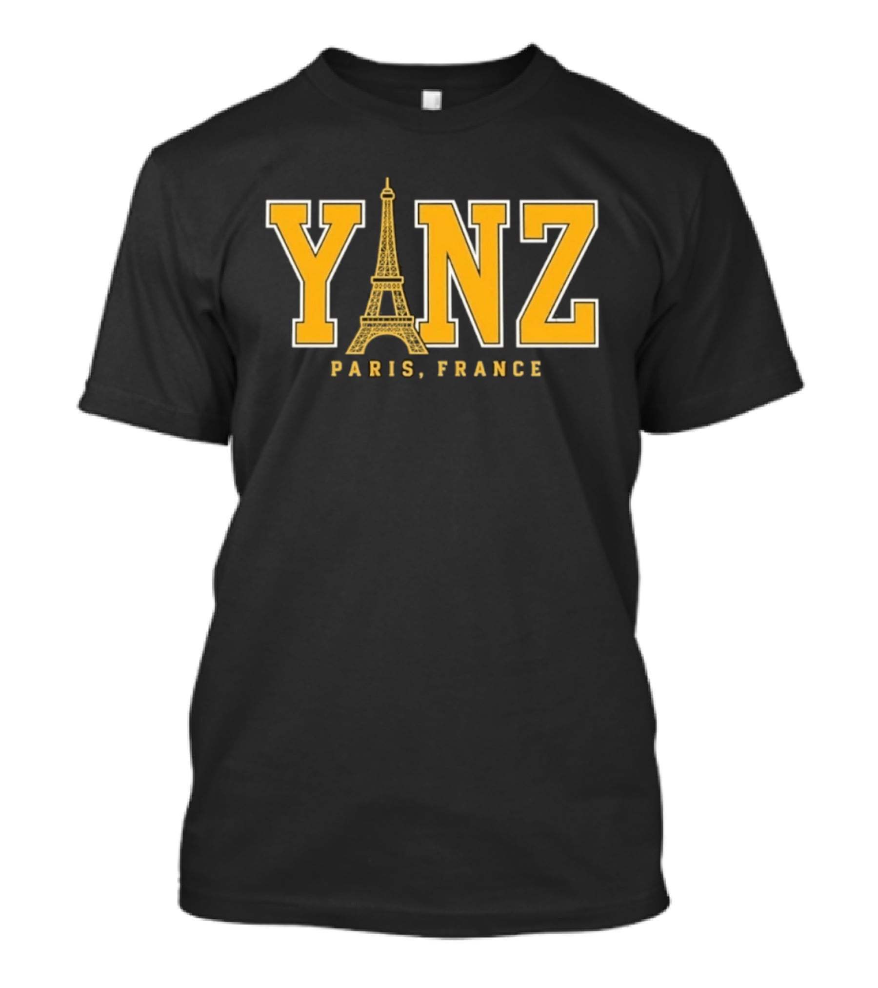Yanz Eiffel Tower Paris France Travel City T-Shirt