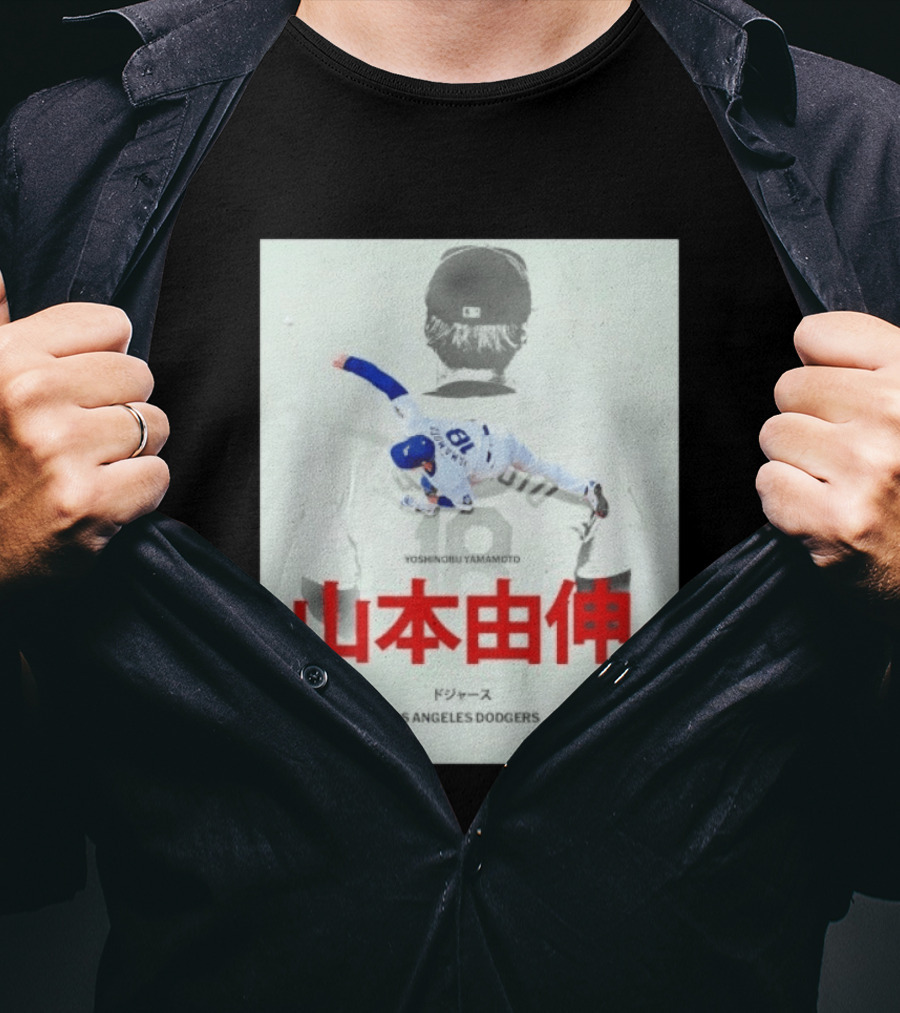 Yoshinobu Yamamoto No 18 Los Angeles Dodgers T-Shirt