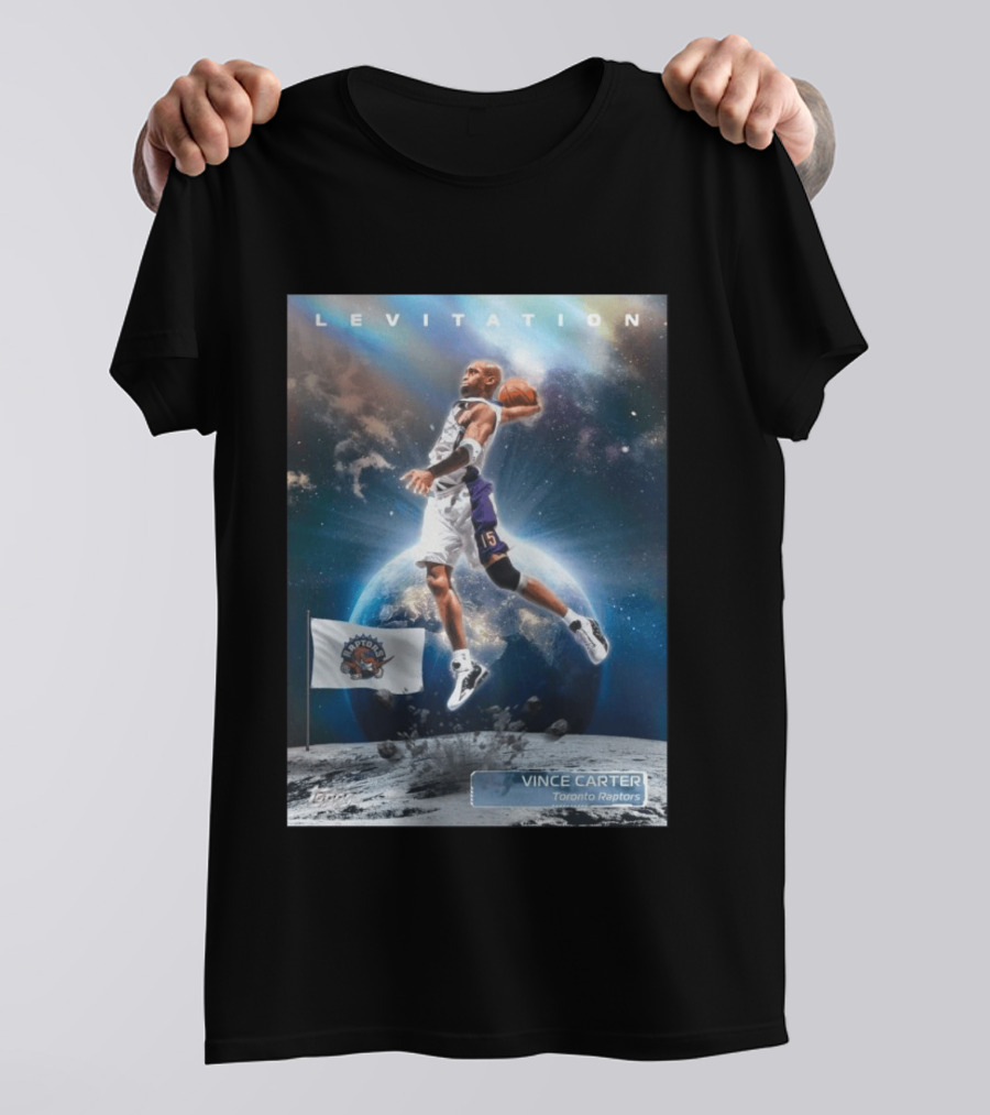 Vince Carter Levitation Toronto Raptors Basketball Legend T-Shirt