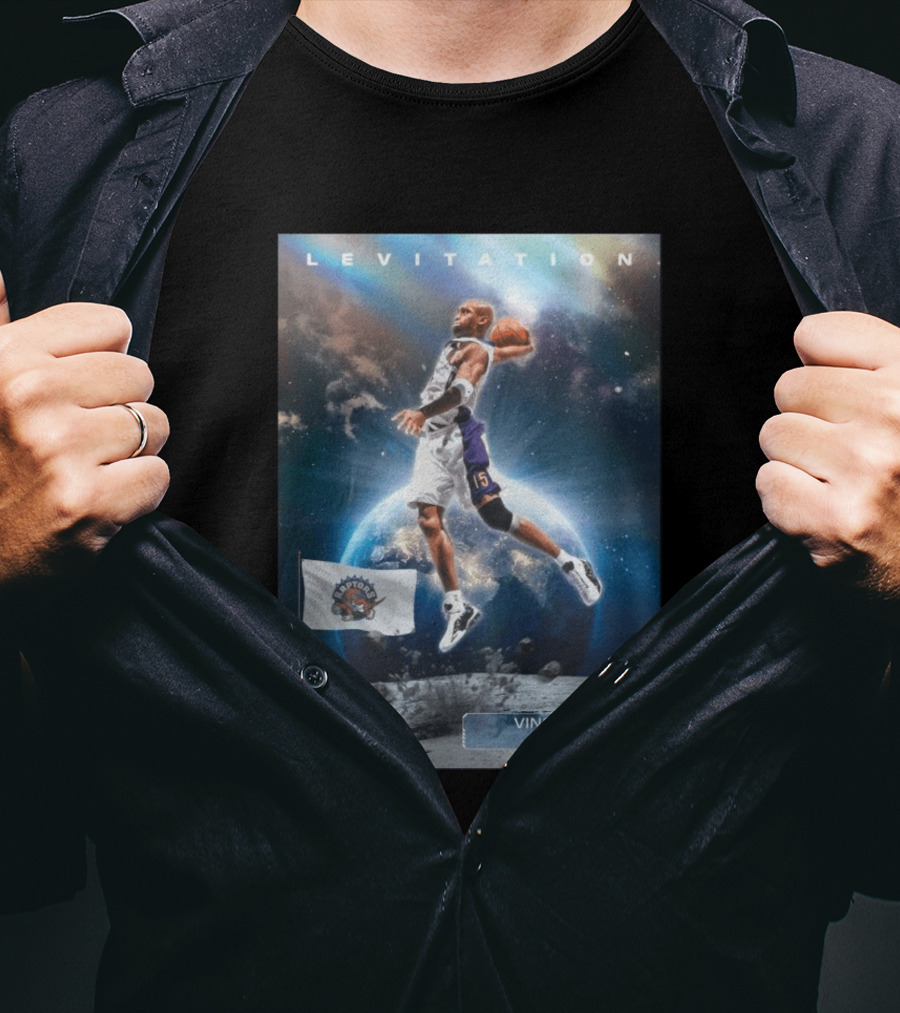 Vince Carter Levitation Toronto Raptors Basketball Legend T-Shirt