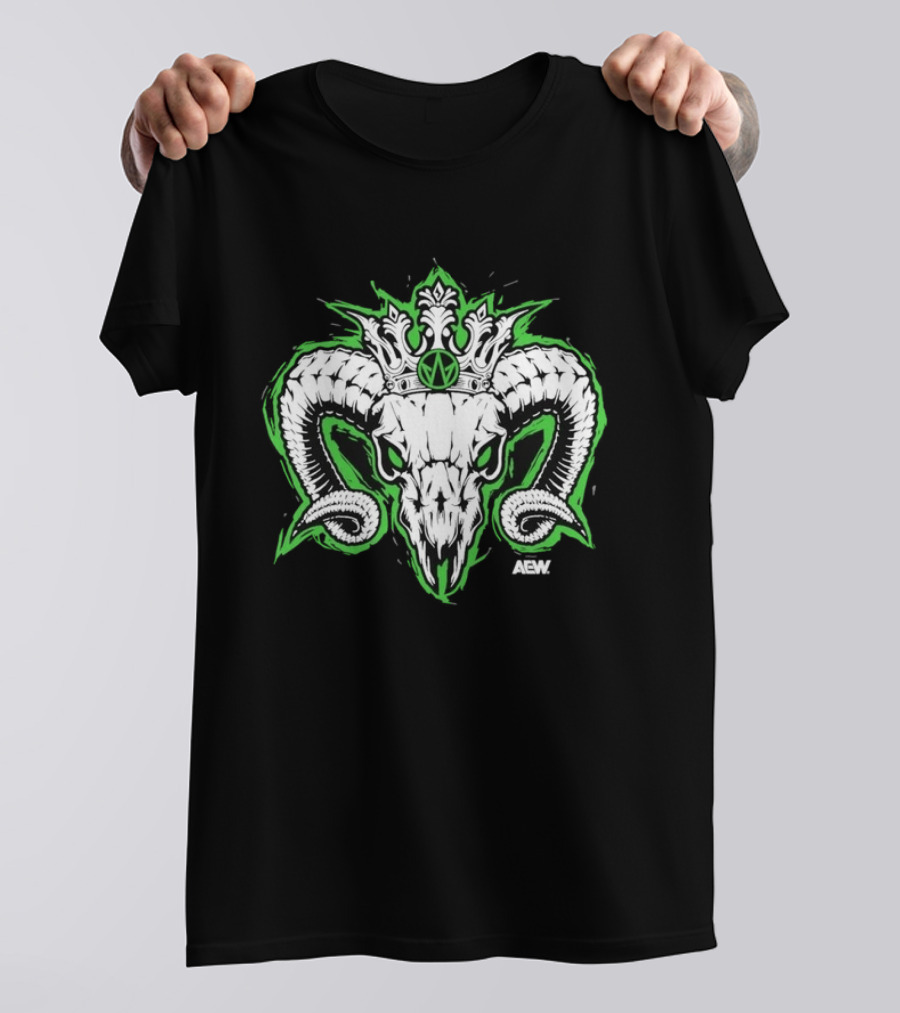 Will Ospreay GOATed Crowned Ram Skull Youth T-Shirt
