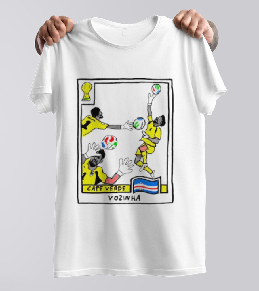 Cape Verde National Football Team Vozinha World Cup Celebration T-Shirt