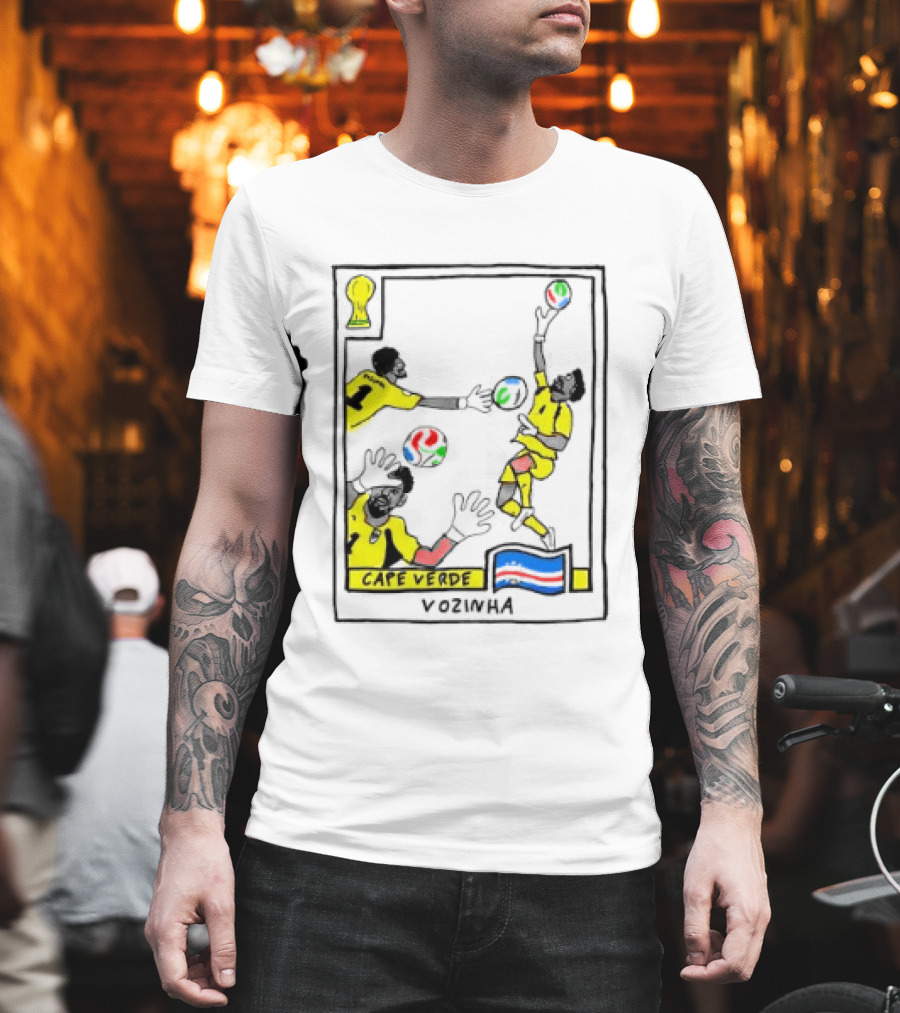 Cape Verde National Football Team Vozinha World Cup Celebration T-Shirt