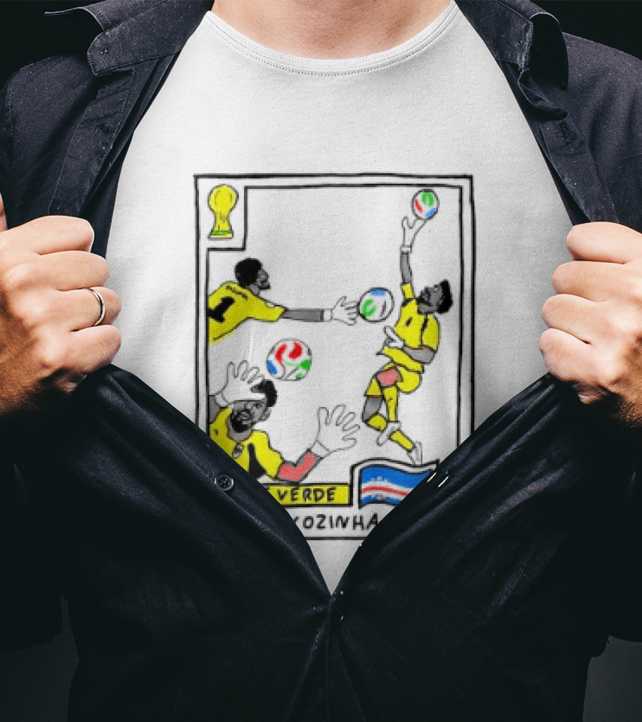 Cape Verde National Football Team Vozinha World Cup Celebration T-Shirt
