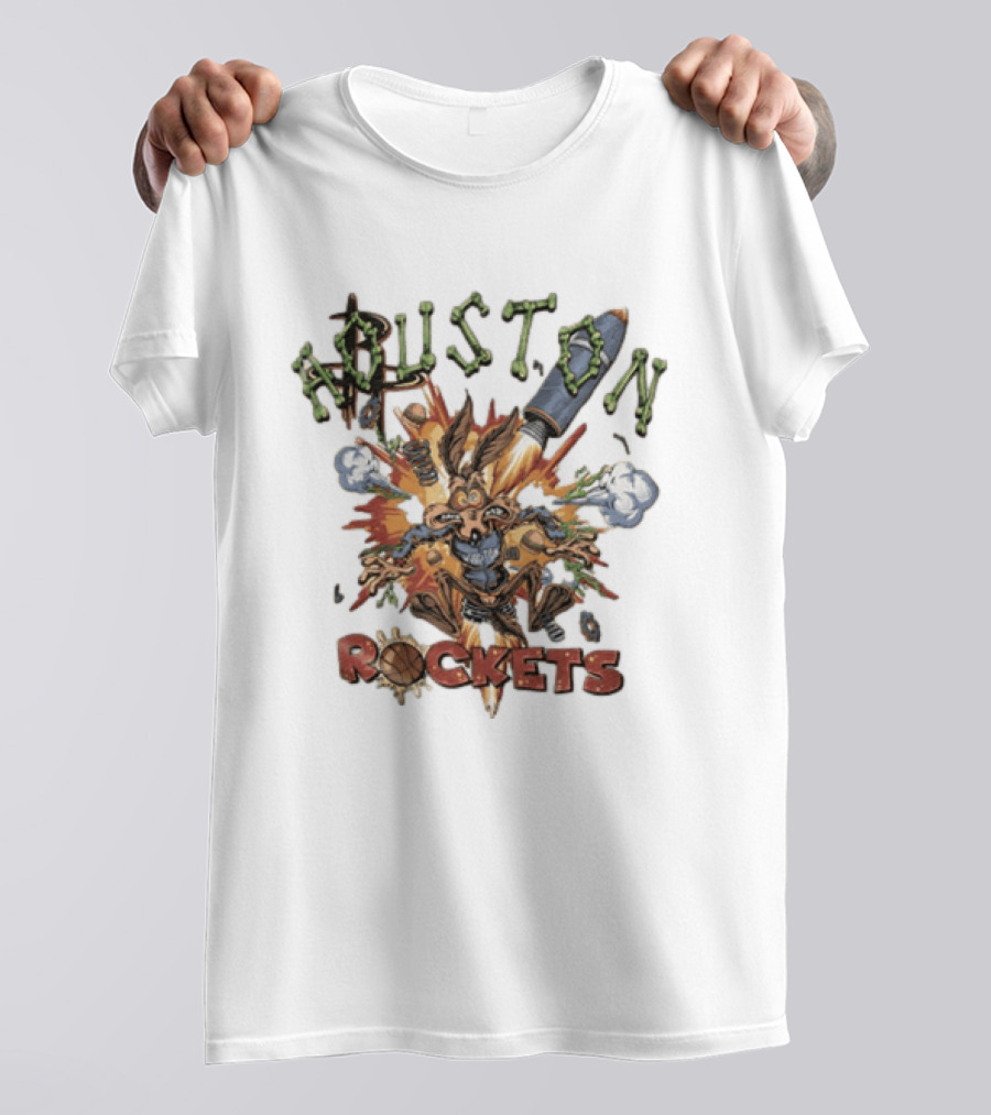 Wile E Coyote Houston Rockets NBA Explosion T-Shirt