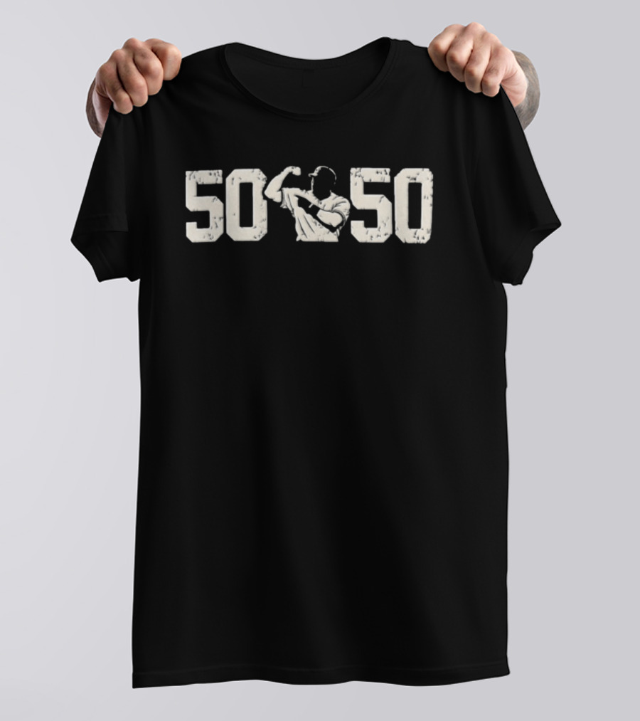 Albert Belle 50 HR 50 Doubles Iconic Baseball T-Shirt
