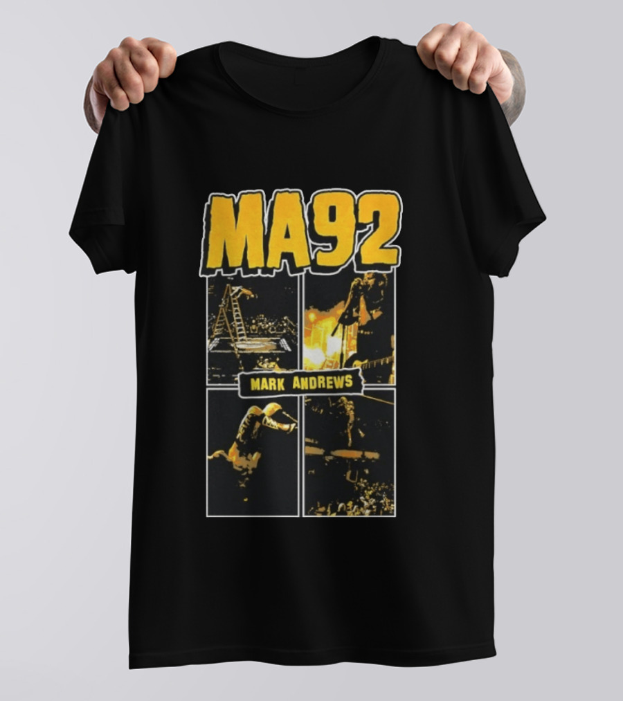 Mark Andrews MA92 Wrestling With Ladder Match And Action Scenes T-Shirt
