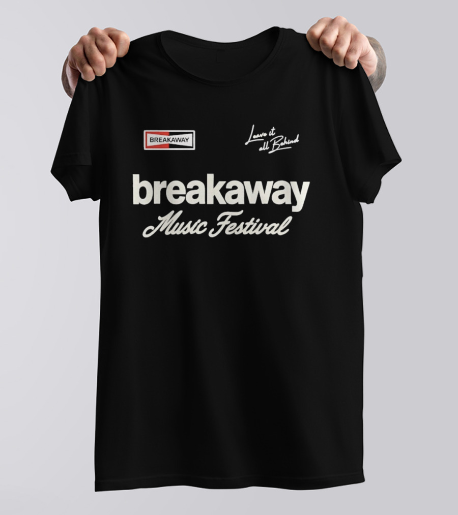 Breakaway Music Festival Leave It All Behind Budweiser T-Shirt