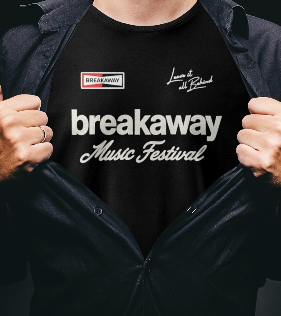 Breakaway Music Festival Leave It All Behind Budweiser T-Shirt