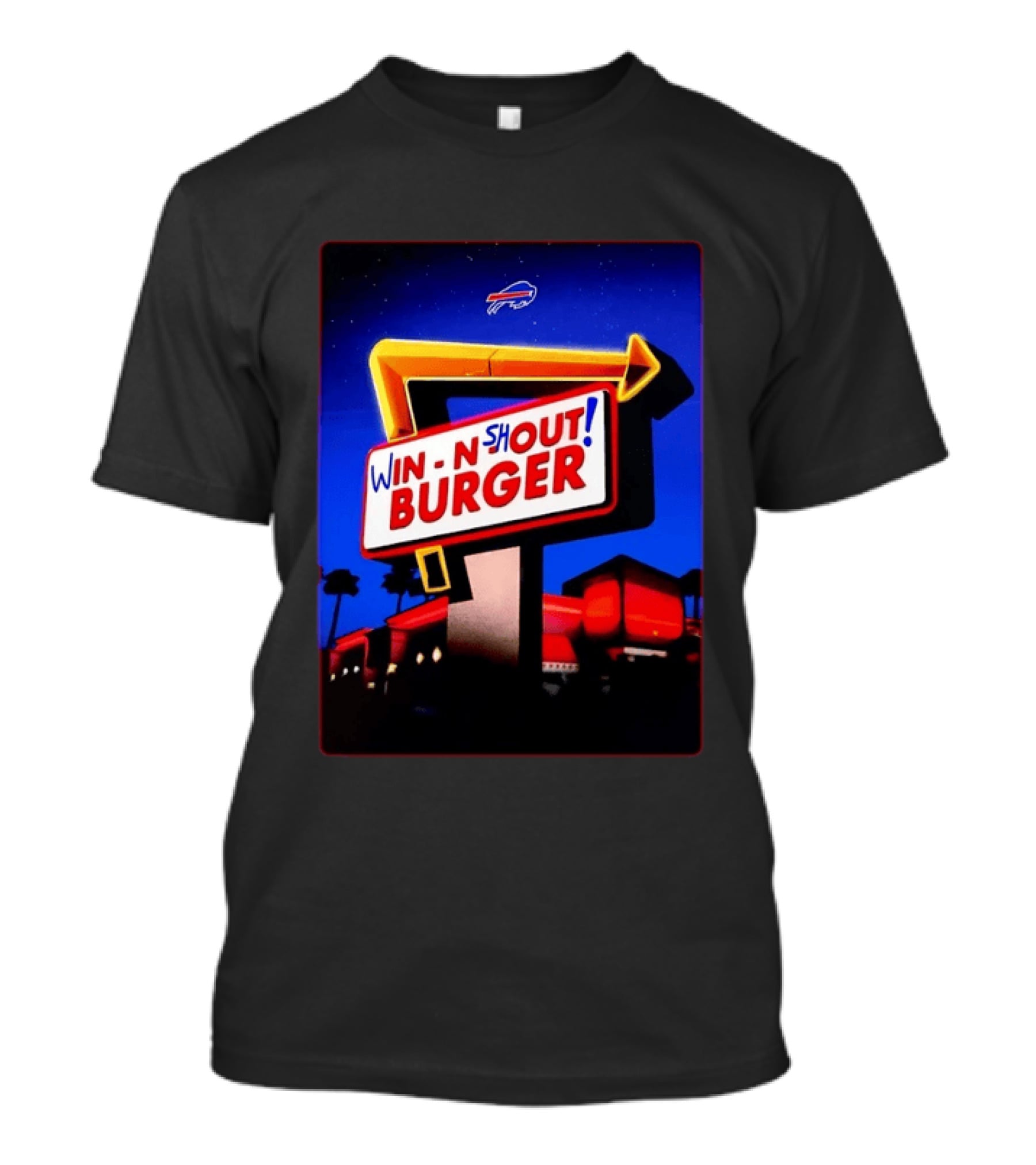 Buffalo Bills Win N Shout Burger Victory T-Shirt
