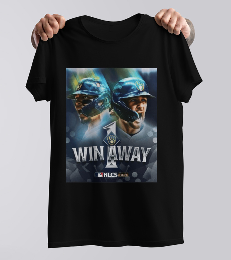 Milwaukee Brewers Win Away 2026 NLCS Championship Team Celebration T-Shirt