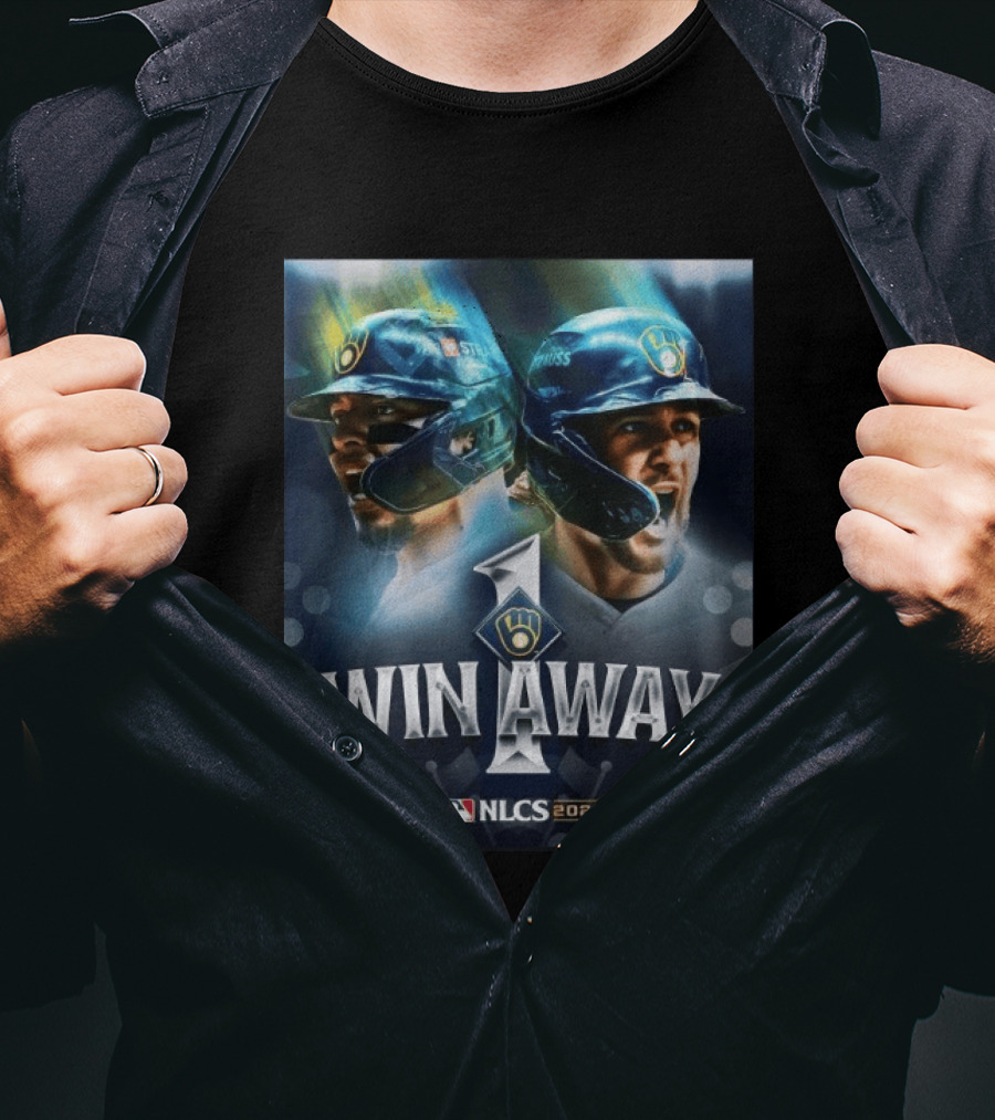 Milwaukee Brewers Win Away 2026 NLCS Championship Team Celebration T-Shirt