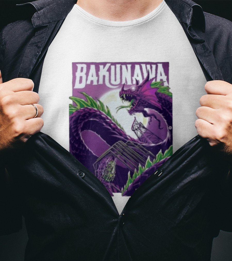 Bakunawa Project Purple Six Flags Great Adventure Roller 32 Stories 100 MPH 6 World Records T-Shirt