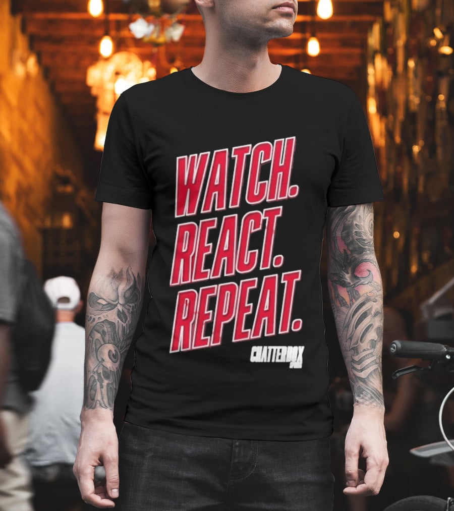 REACT REPEAT Chatterbox Sports T-Shirt