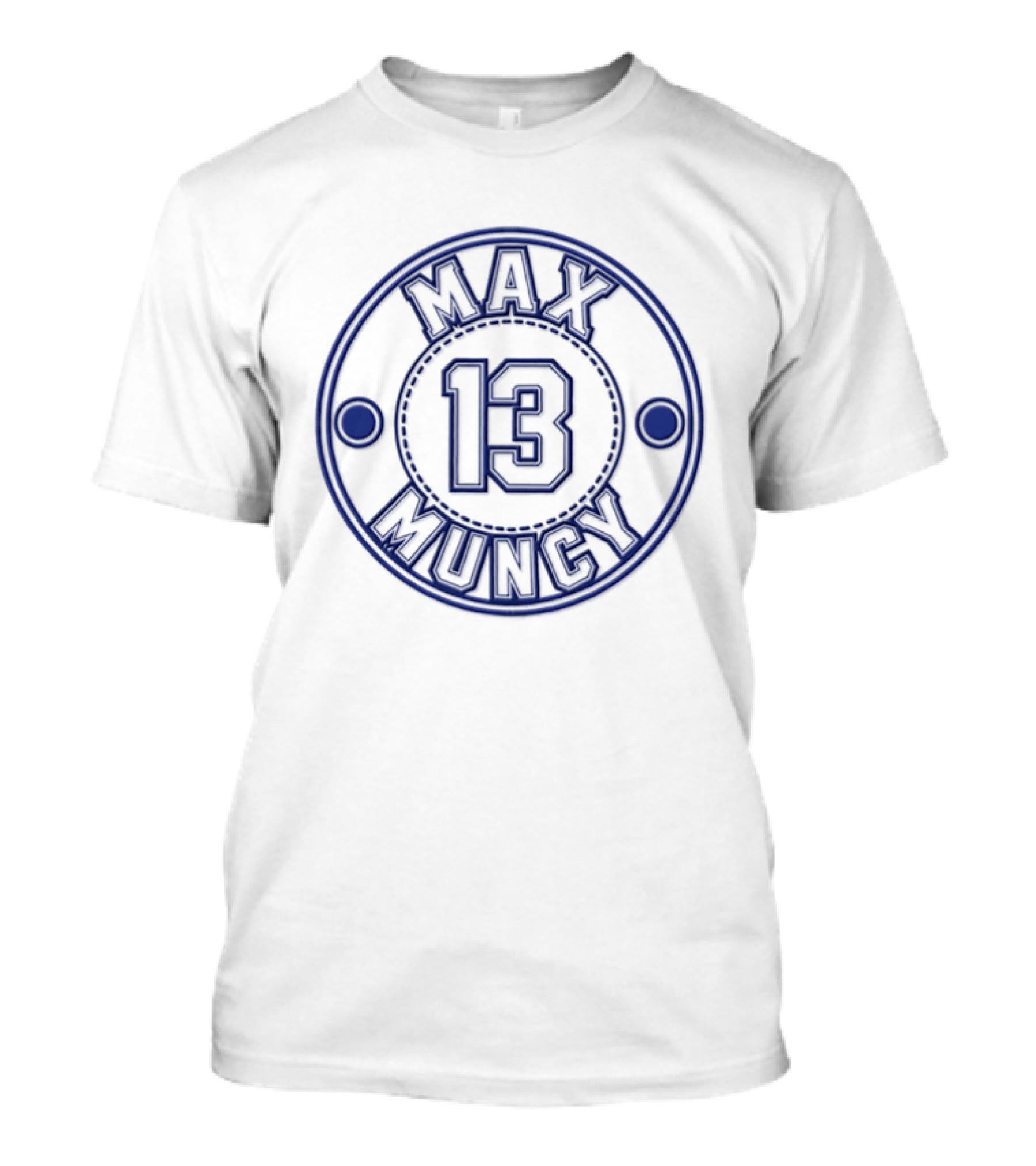 Max Muncy 13 Los Angeles Dodgers Baseball Player Circle T-Shirt