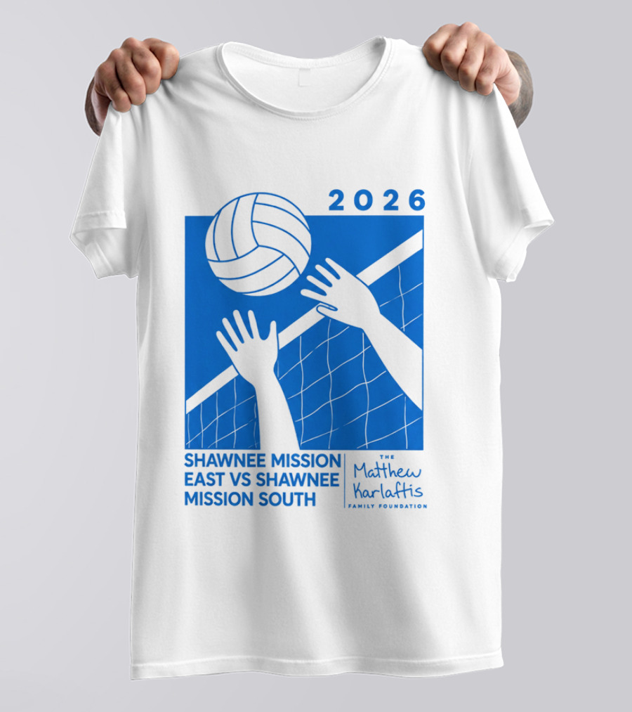 Shawnee Mission East Vs Shawnee Mission South Volleyball 2026 T-Shirt