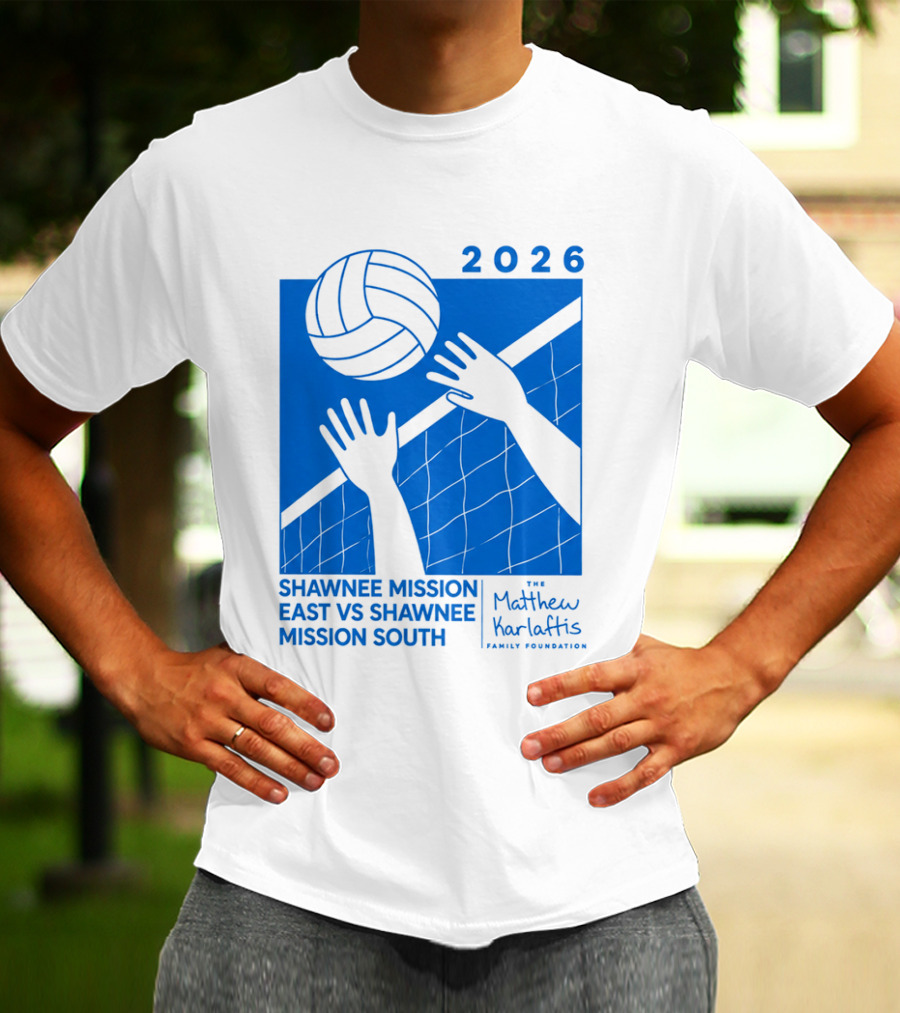 Shawnee Mission East Vs Shawnee Mission South Volleyball 2026 T-Shirt