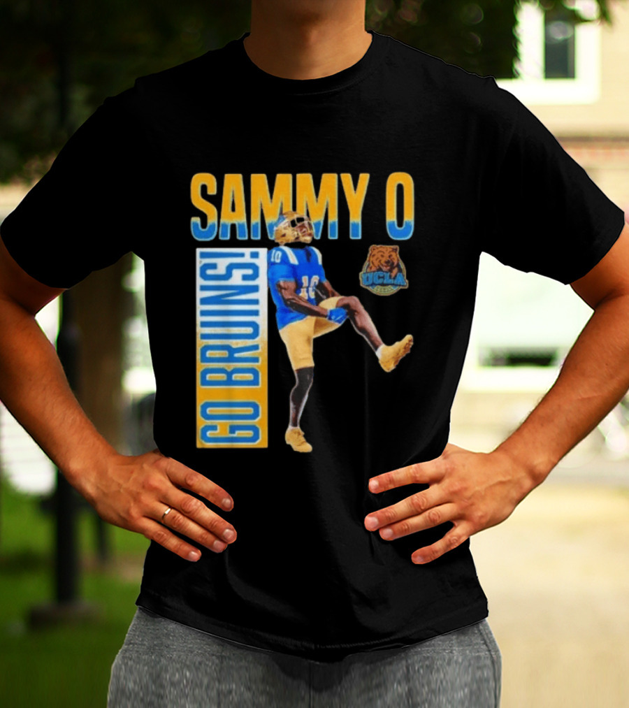UCLA Bruins No 10 Sammy O Go Bruins College Football T-Shirt