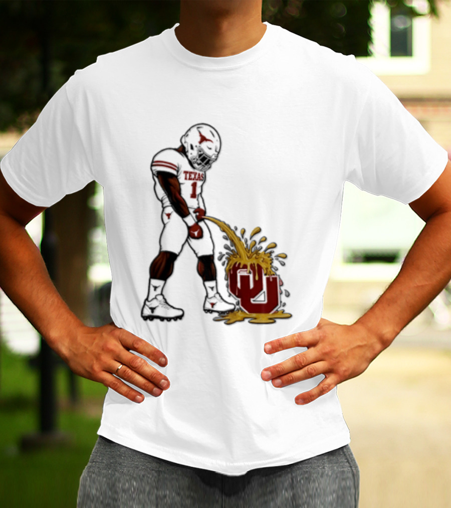 Colin Simmons Texas Football Rivalry With Oklahoma Sooners T-Shirt