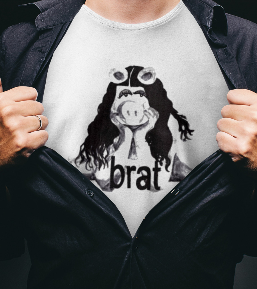 Miss Piggy Brat Muppets Charli XCX T-Shirt