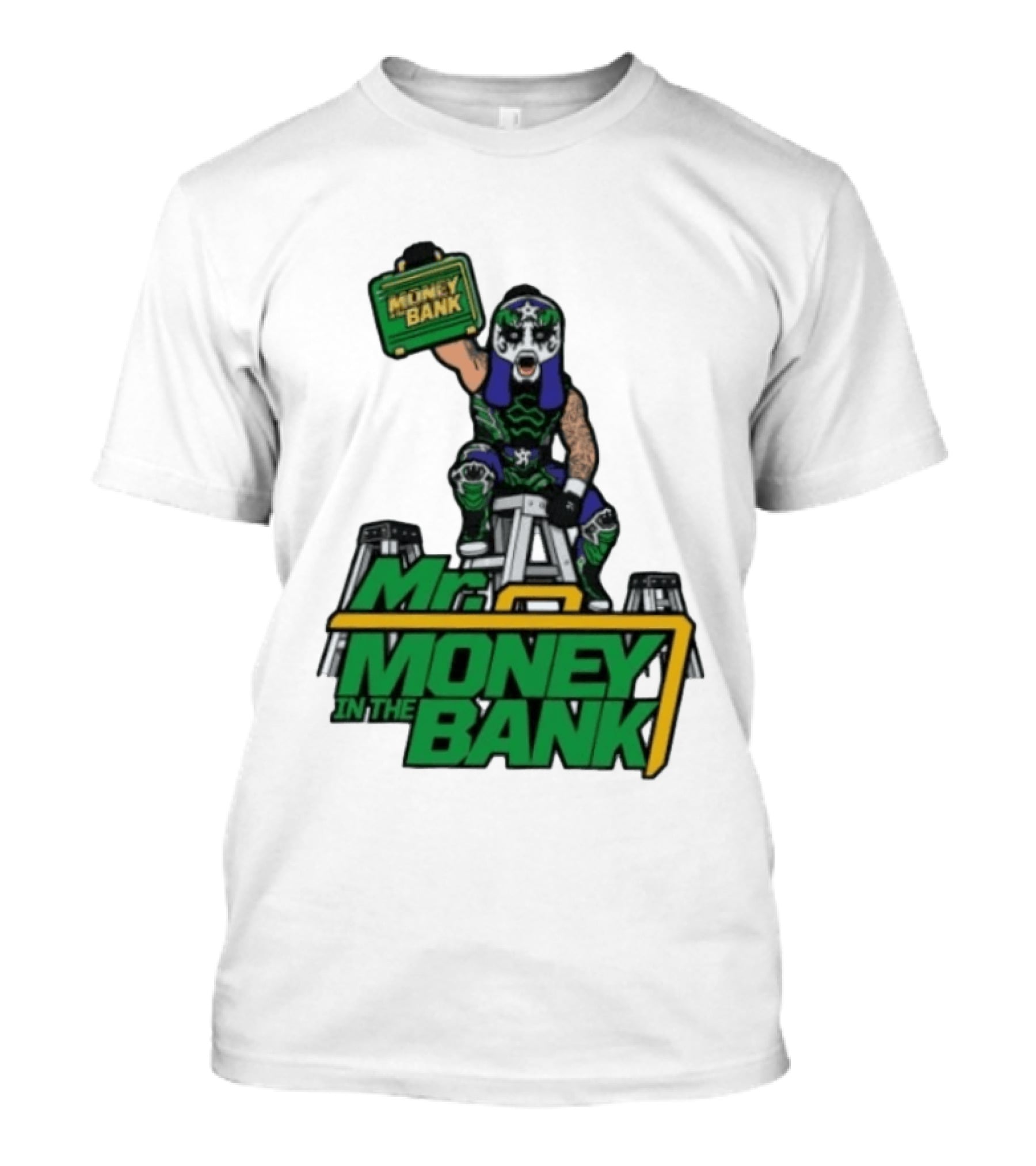 Mr Money In The Bank WWE Ladder Match Wrestling Superstars T-Shirt