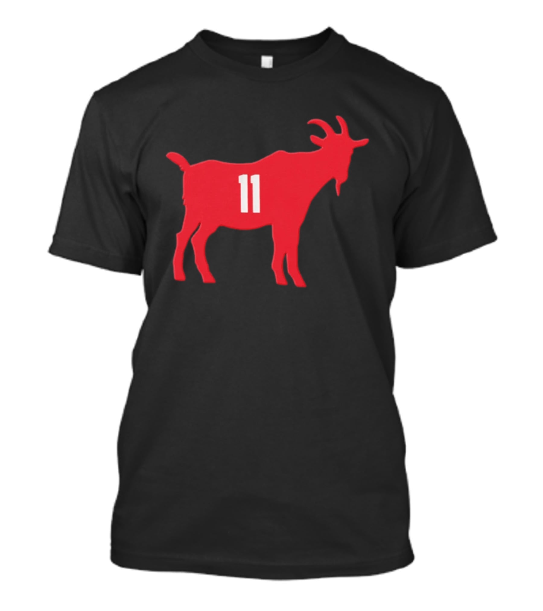 GOAT 11 Cleveland Guardians MLB Red Goat T-Shirt