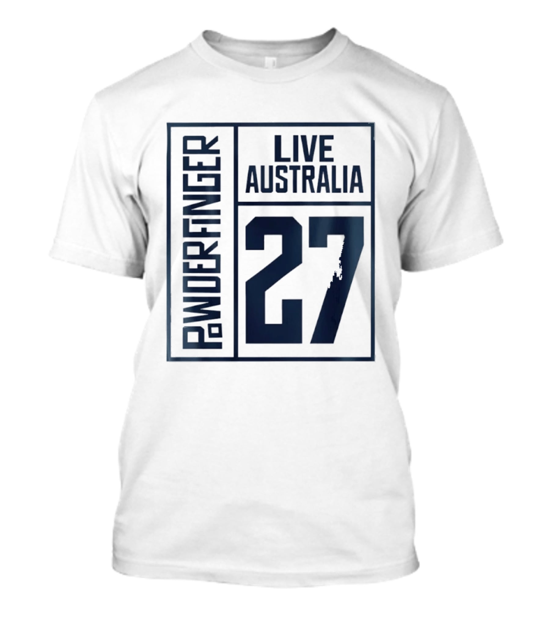 Powderfinger Live Australia 27 Rock Concert Experience T-Shirt
