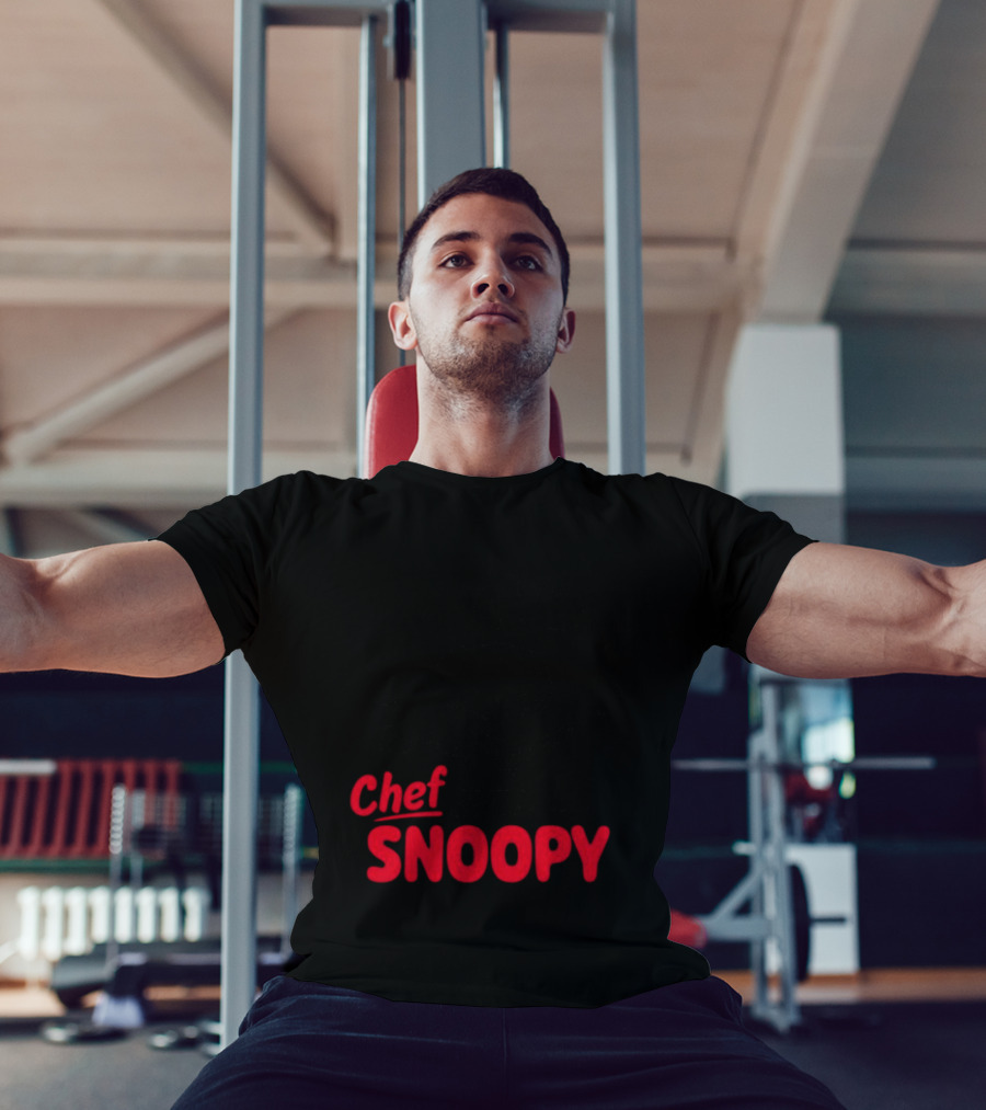 Chef Snoopy Peanuts Cooking Utensils T-Shirt