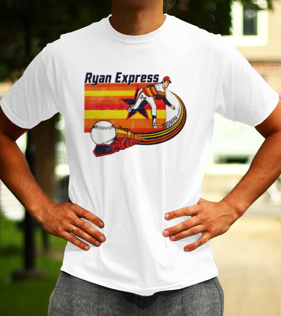 Ryan Express Pitcher 100 MPH Train 34 Star T-Shirt