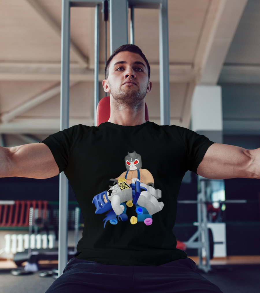 LEGO Bane Breaking Batman DC Comics Minifigure Scene T-Shirt
