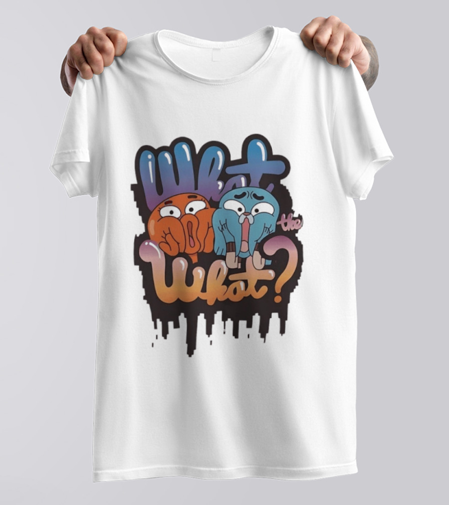 Gumball And Darwin What The What Cartoon Network What The What T-Shirt