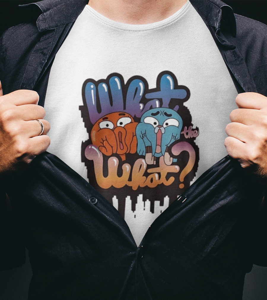 Gumball And Darwin What The What Cartoon Network What The What T-Shirt