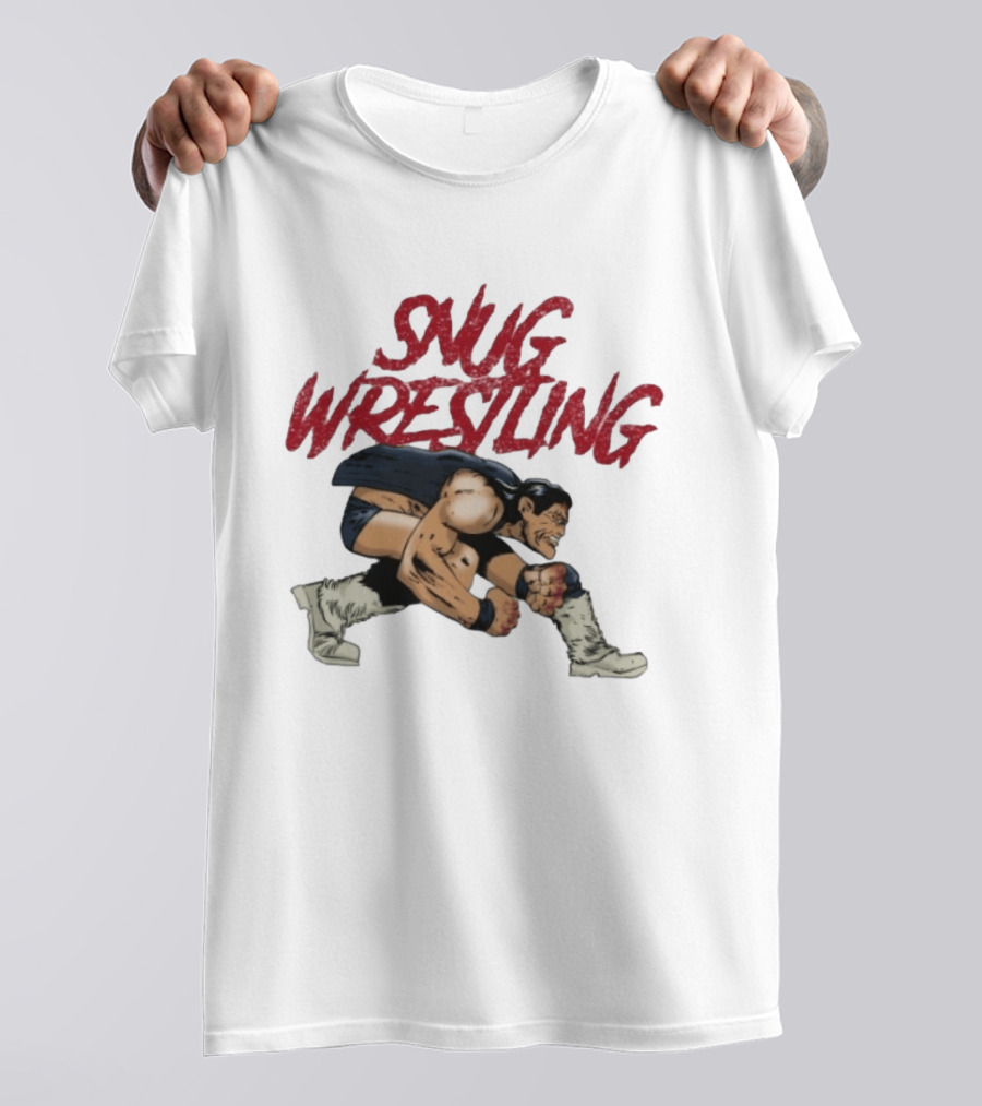 Snug Wrestling Dynamic Grappler Stance Professional Wrestler T-Shirt