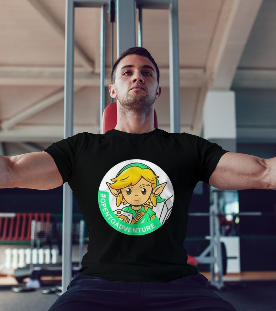 #OPENTOADVENTURE Link The Legend Of Zelda T-Shirt