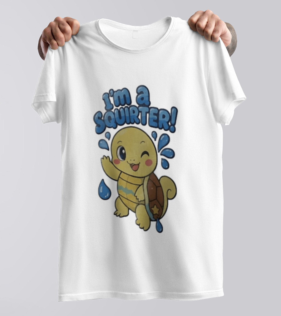 I'm A Squirter Squirtle Fan Favorite Pokémon Splashing Fun T-Shirt