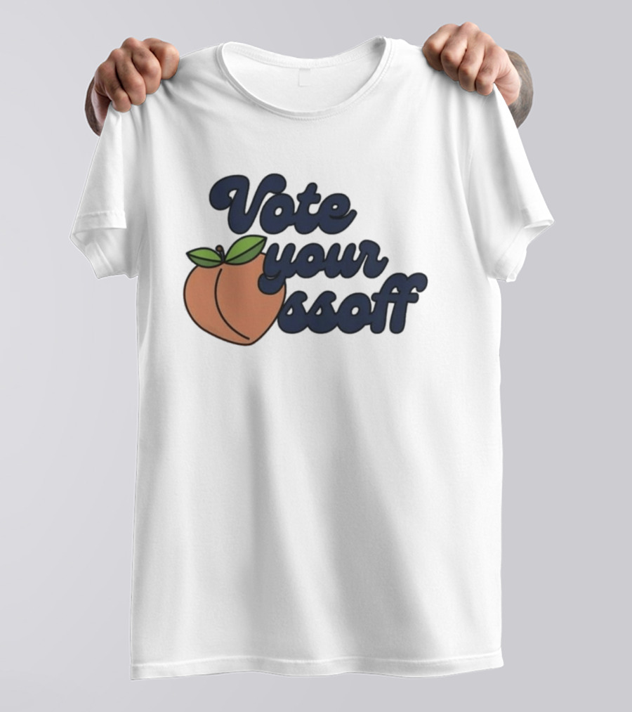 Vote Your Ossoff Peach T-Shirt