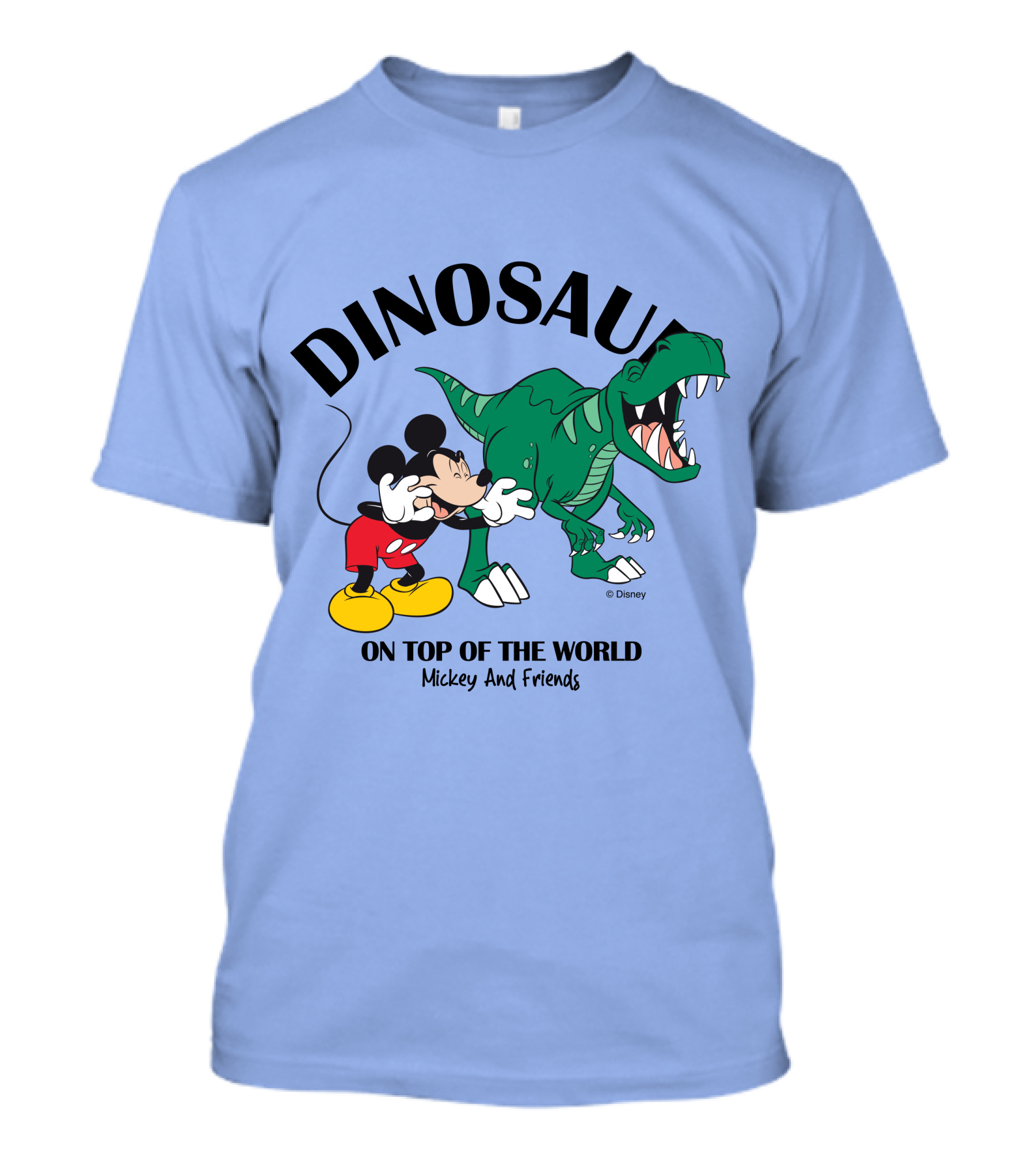 DINOSAUR On Top Of The World Mickey And Friends T-Shirt