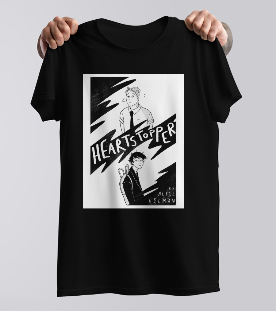 Heartstopper By Alice Oseman Solitaire Co UK Frances Janvi3r Graphic Novel Cover T-Shirt