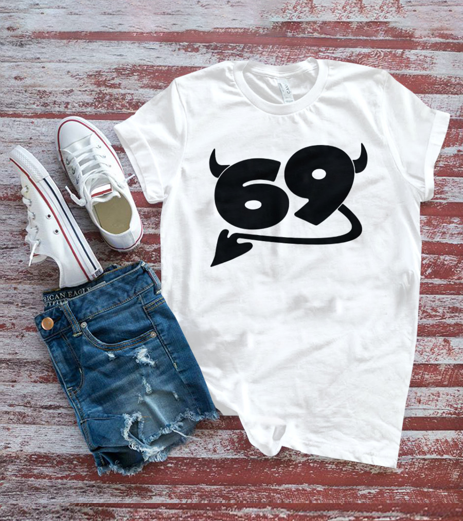 King Princess Merch 69 Devil Graphic White T-Shirt