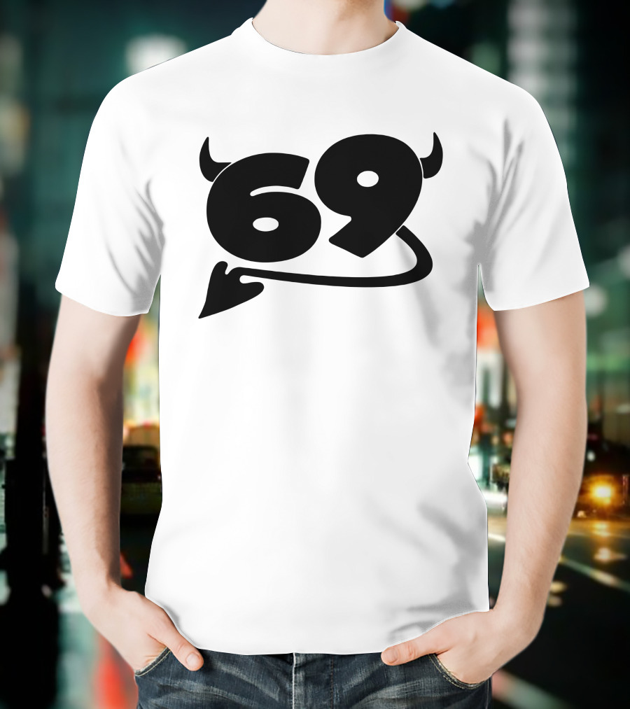 King Princess Merch 69 Devil Graphic White T-Shirt