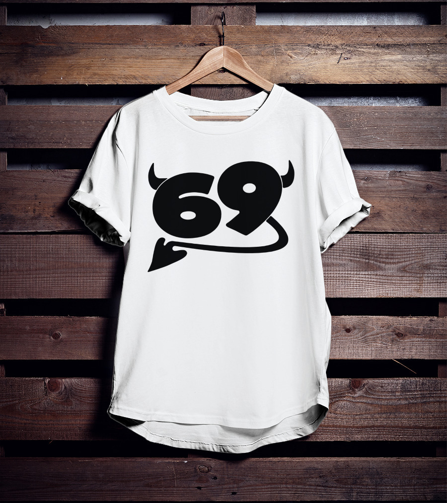 King Princess Merch 69 Devil Graphic White T-Shirt