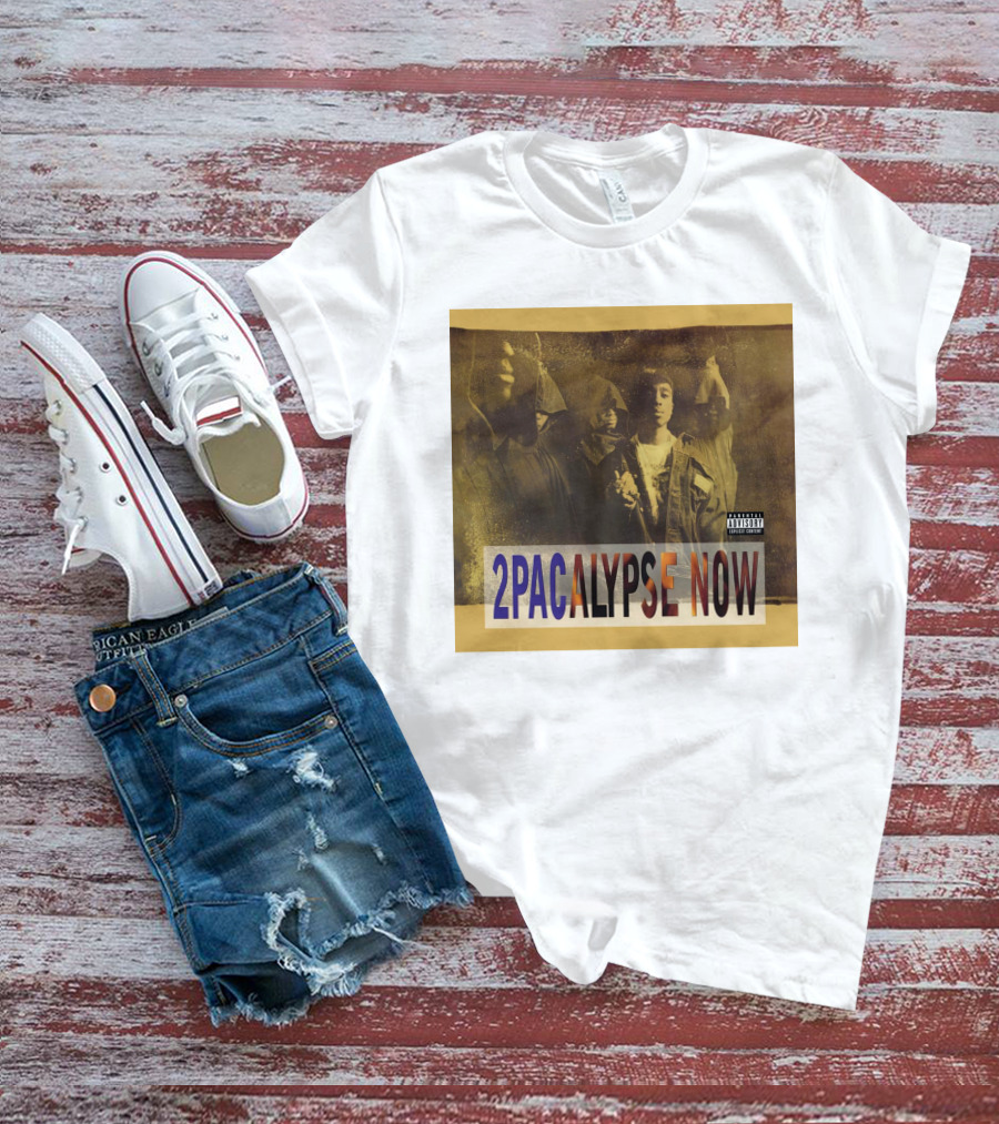 2Pacalypse Now Album Cover Homage Book Of Shady Image T-Shirt