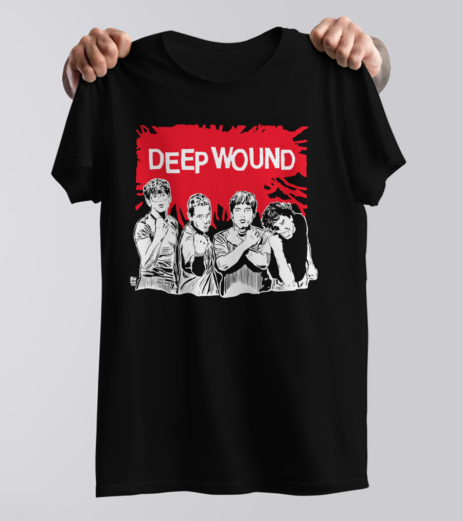 Dinosaur Jr Kfu Store Merch Deep Wound Punk Band T-Shirt