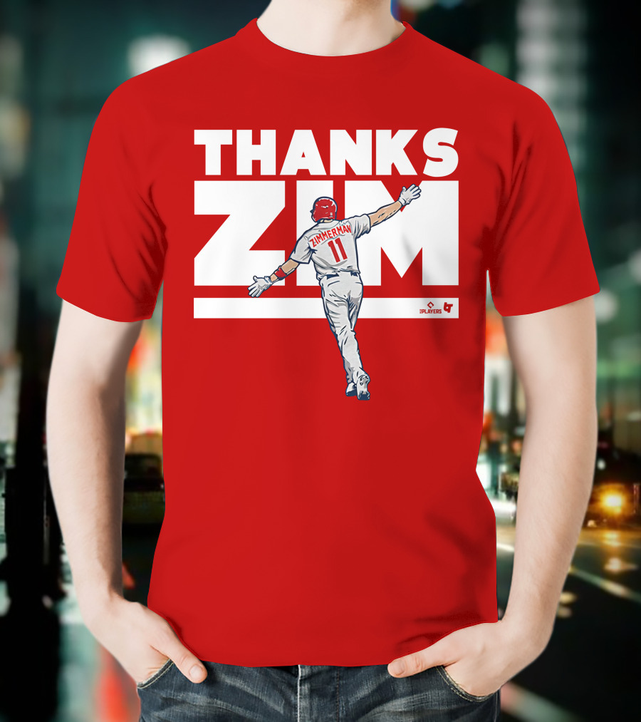 Ryan Zimmerman Thanks Zim Washington Nationals Fans Players Association T-Shirt