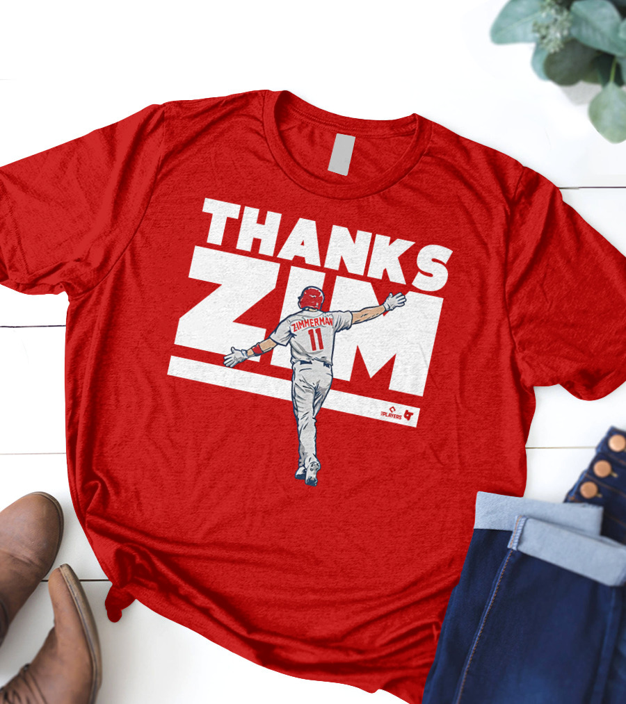 Ryan Zimmerman Thanks Zim Washington Nationals Fans Players Association T-Shirt