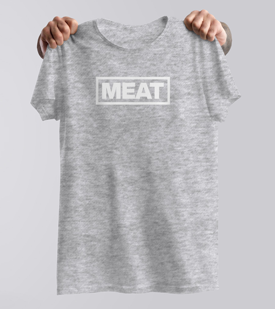 MEAT Pawan Lapborisuth Minimalist Typography T-Shirt