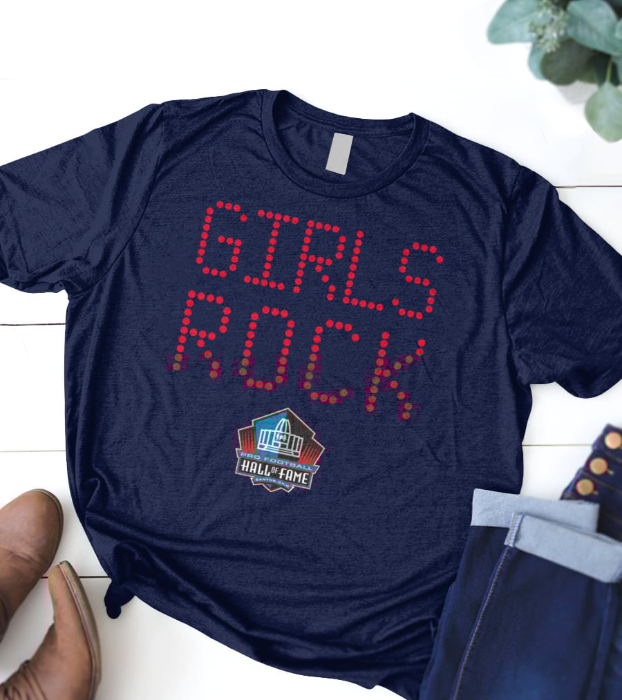 Pro Football Hall Of Fame Girls Rock Youth Merch T-Shirt