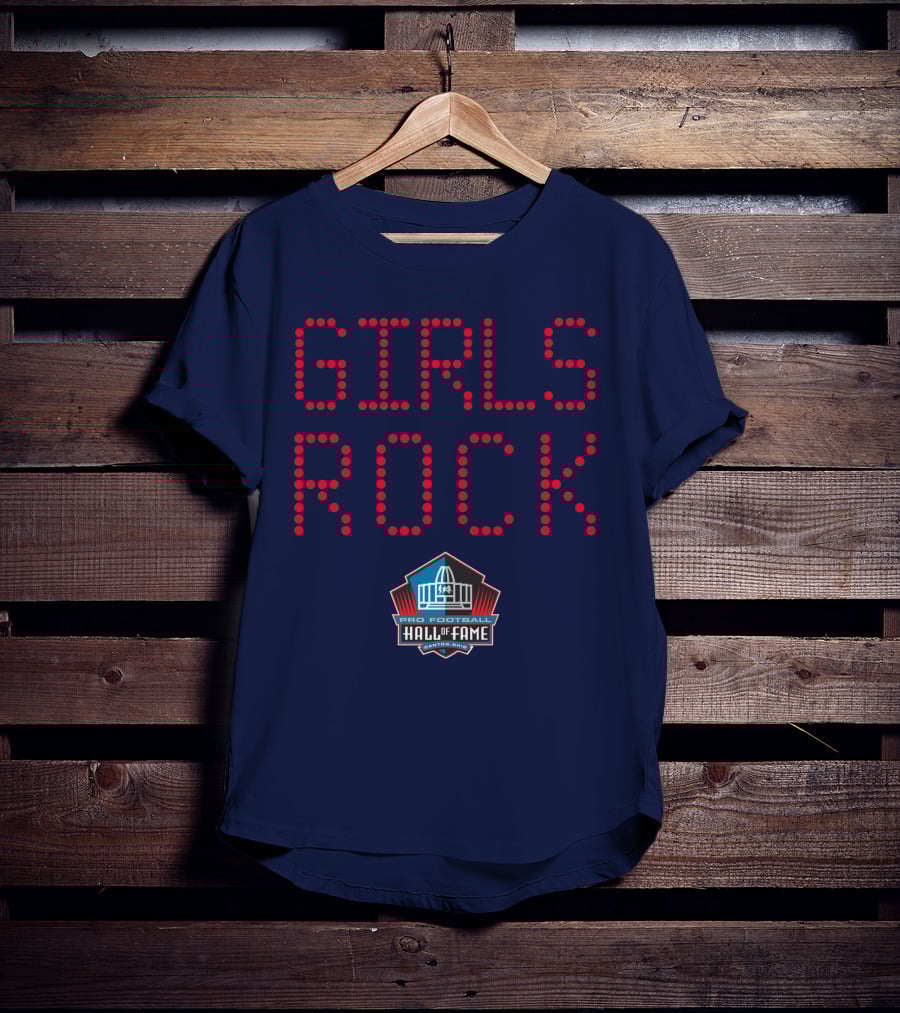 Pro Football Hall Of Fame Girls Rock Youth Merch T-Shirt